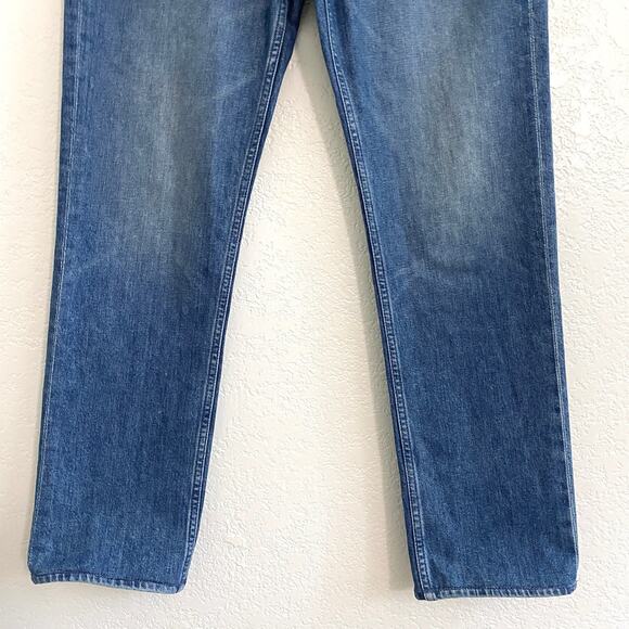 Mother Superior High Waisted Rider Skimp Jeans Cowboys Don’t Cry Wash Size 32 - Picture 6 of 16